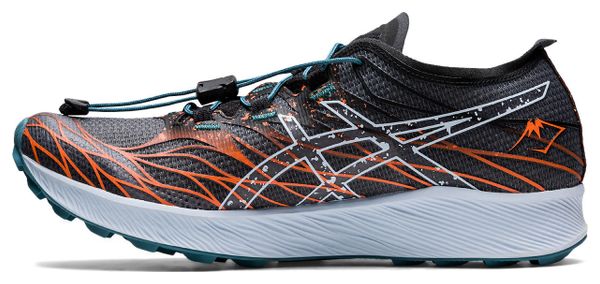 Chaussures Running Asics FujiSpeed Noir Rose Femme