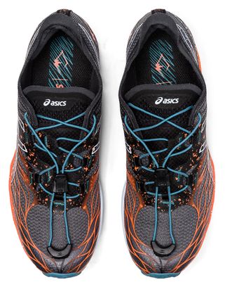 Chaussures Running Asics FujiSpeed Noir Rose Femme