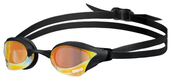 Arena Cobra Core Swipe Mirror Negro Oro