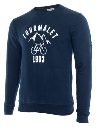 Sweat LeBram x Sport d'Epoque Tourmalet Bleu Foncé