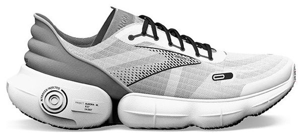 Chaussures de Running Femme Brooks Aurora-BL Blanc Gris