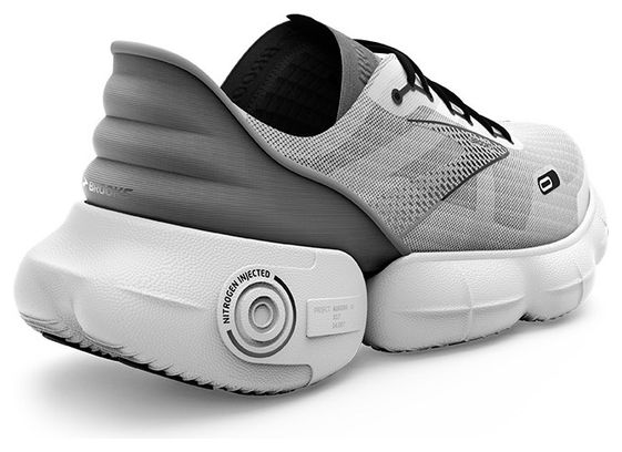 Chaussures de Running Femme Brooks Aurora-BL Blanc Gris
