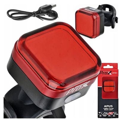 Feu arrière de vélo - rechargeable par USB - COB Led 40 Lumen - Feu rouge