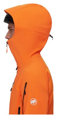 Veste Imperméable Mammut Taiss Pro Hooded Orange