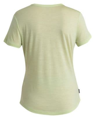 Camiseta Merino 125 Cool-Lite Sphere III Verde Icebreaker para mujer