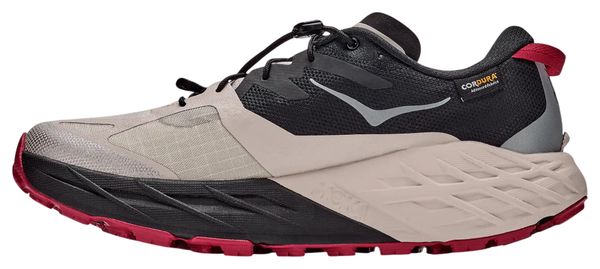 Scarpe da trail Hoka Speedgoat 7 GTX beige/nero da uomo