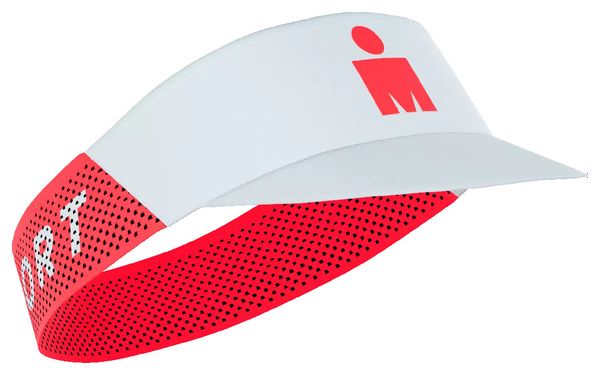 Compressport Pro Racing Ironman 2026 Visier, rot/weiß