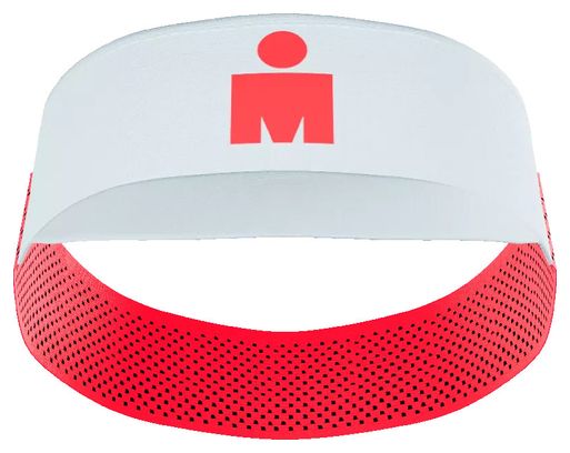 Compressport Pro Racing Ironman 2026 Visier, rot/weiß