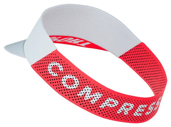 Compressport Pro Racing Ironman 2026 Visier, rot/weiß
