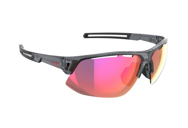 Lunettes AZR Kromic Rocket RX Crystal Noir/Rouge Photochromique 