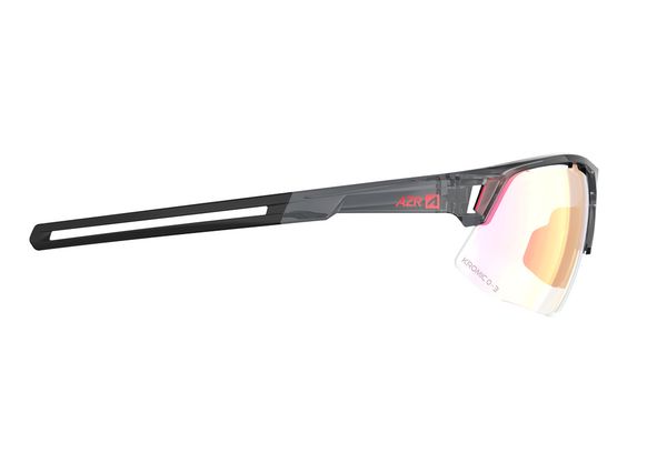 Lunettes AZR Kromic Rocket RX Crystal Noir/Rouge Photochromique 