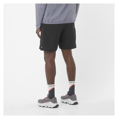 Short 2-en-1 Salomon SHKout Core 7in Noir Homme