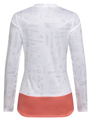 Maillot Fox Ranger Lunar Edición Especial Mujer Manga Larga Blanco