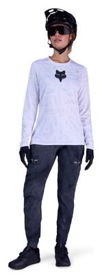 Maillot Fox Ranger Lunar Edición Especial Mujer Manga Larga Blanco
