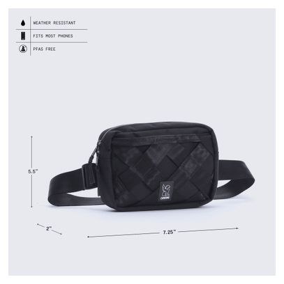Borsa a tracolla Chrome Barrage 2L Nero