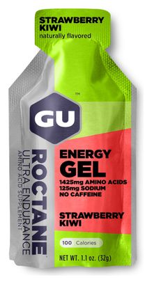 GU Energy Gel Strawberry Kiwi sapore Roctane