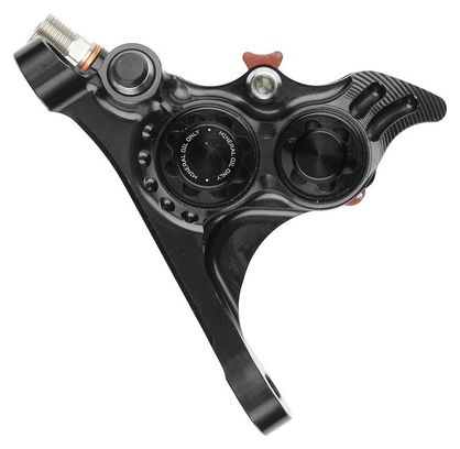 Pinza de freno delantera Hope RX4+ SL Flat Mount Front + 20 mm, mineral, negro HBSPC106N
