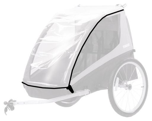 Protection de Pluie Thule Rain Cover pour remorque Coaster et Cadence