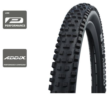 SCHWALBE Pneu Extérieur Nobby Nic Perf Dd R-Guard 26 X 2.40 Noir Fold