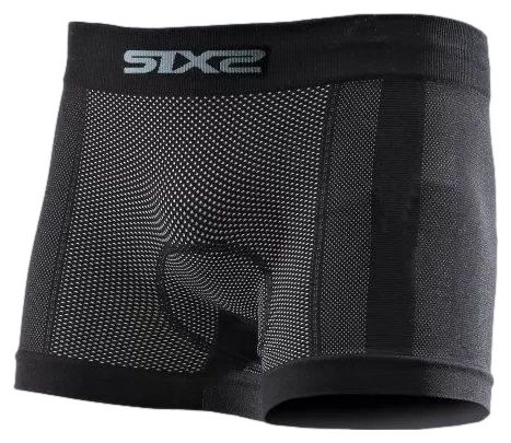 Boxer Sixs Peau de Chamois Schwarz