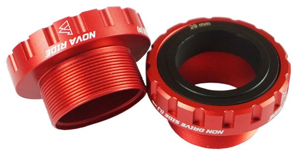 Boitier de pédalier Nova Ride ITA Sram DUB Rouge