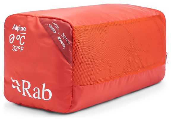 Sac de Couchage RAB Alpine 0 °C Orange