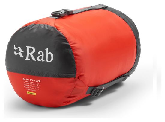 Sac de Couchage RAB Alpine 0 °C Orange
