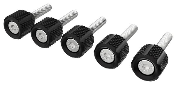 Stashed LodeStar Schnellverstell-Set (5 x M6) Schwarz