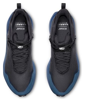Mammut Aenergy Mtn Mid Gore-Tex Zwart/Blauw Heren wandelschoenen 