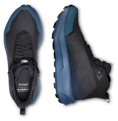 Mammut Aenergy Mtn Mid Gore-Tex Zwart/Blauw Heren wandelschoenen 