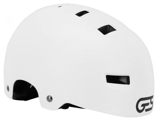 CASQUE VELO BMX-URBAIN GES EXPLORER BLANC MAT AVEC FIT SYSTEM TAILLE 54-58 (VENDU EN BOITE)