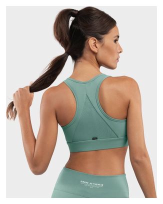Brassière sport - Maintien élevé Fitness Femme Squat Green Vert Cendré