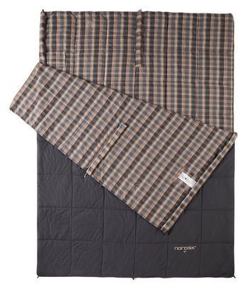 Nordisk Sif +10° Coperta Sacco a pelo Nero Unisex
