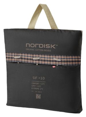 Nordisk Sif +10° Coperta Sacco a pelo Nero Unisex