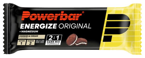 Energize Bar (15x55g) - Powerbar - Cookies Et Cream - Barres énergétiques