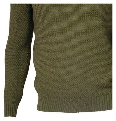 Pull Ivanhoe eco ash col rond-100% laine mérinos biologique-Vert