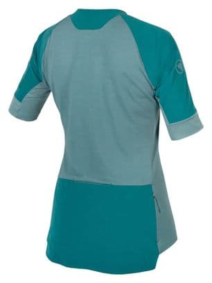 Endura GV500 Women's Short Sleeve Jersey Green