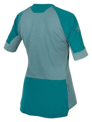 Maillot Manches Courtes Endura GV500 Femme Vert
