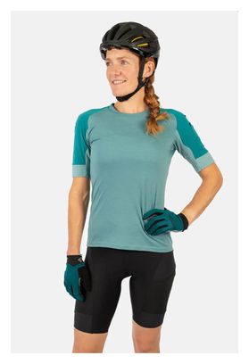 Maillot Manches Courtes Endura GV500 Femme Vert