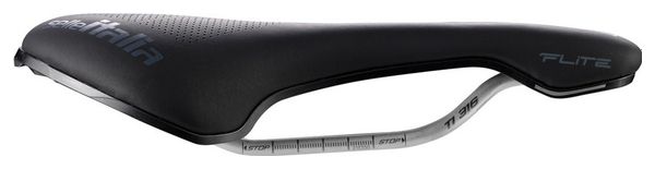 Selle Italia Flite Boost Endurance TI 316 Superflow Zadel Zwart