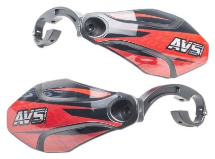 AVS Graphic Kit Handguards Red / Black