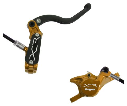 Hope XCR Pro X2 Scheibenbremse - Hinten Bronze Schwarzer Schlauch