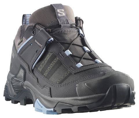 Salomon X Ultra 5 GTX Hiking Shoes, Gray/Blue, Women's