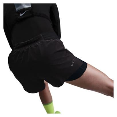 Pantalón Corto 2 en 1 Nike Dri-Fit Swift Negro, Mujer