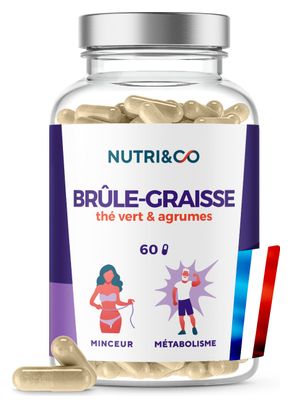 Brûle-Graisse - Naturel avec thé vert et agrumes - 60 gélules