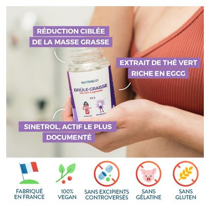 Brûle-Graisse - Naturel avec thé vert et agrumes - 60 gélules