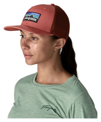 Patagonia P-6 Logo Trucker Cap Rosso Unisex