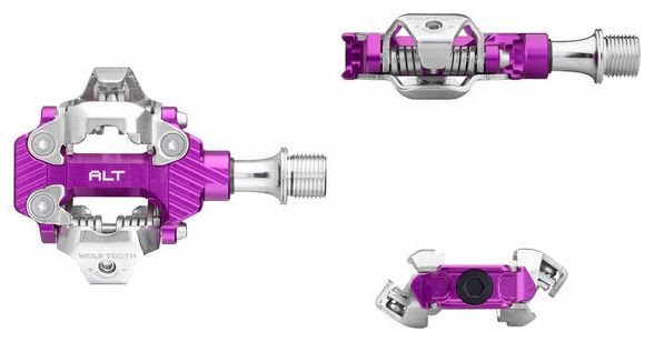 Pair of Wolft Tooth ALT XC Clipless Pedals Purple | Alltricks.com