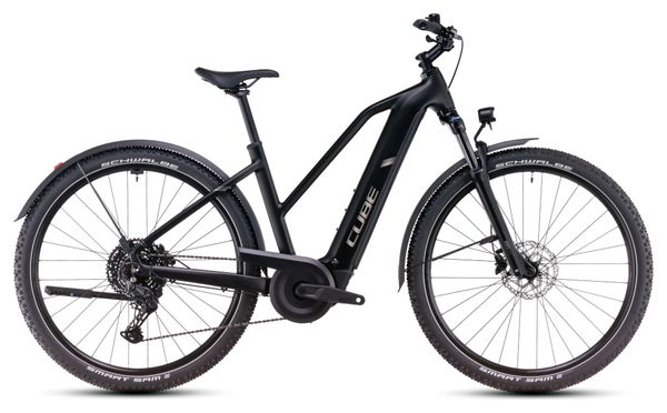 Cube Nuride Hybrid Pro 600 Allroad Trapezio Bicicletta ibrida elettrica Shimano Cues 10S 600 Wh 29'' Nero 2025