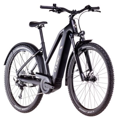 Cube Nuride Hybrid Pro 600 Allroad Trapezio Bicicletta ibrida elettrica Shimano Cues 10S 600 Wh 29'' Nero 2025